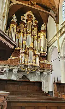 Orgel - Oude Kerk / Alte Kirche in Amsterdam