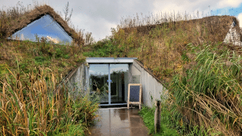 Eingang Museum auf der Museuminsel Biesbosch