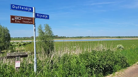 Wegweiser im Millingerwaard