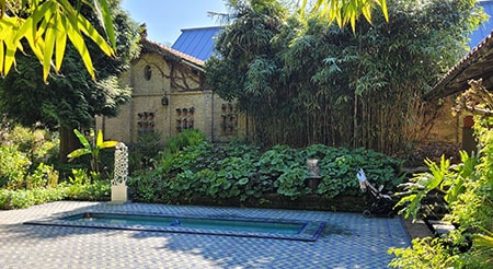 Theetuin Millingerwaard mit orientalischen Bassin