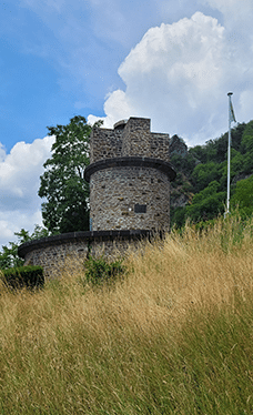 Ulanenturm unterhalb des Drachenfels bei Bad Honnef