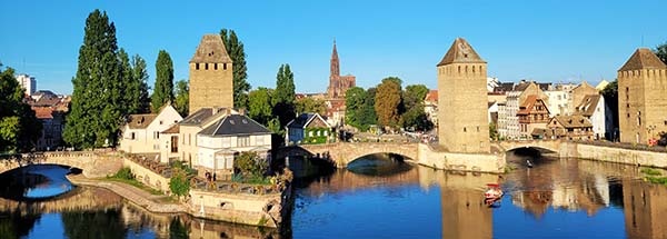 Gedeckten Brücken in Strasbourg